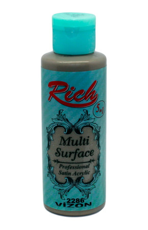 Rich Multi Surface 120 cc Akrilik Boya - Rich Vizon 2286 Hobi Boyası