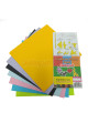 origami kağıdı - origami 20x20cm 30 adetli sade düz renkli origami kağıt yapım seti, ork-1075-30-renkli-20cm, origami kağıtları